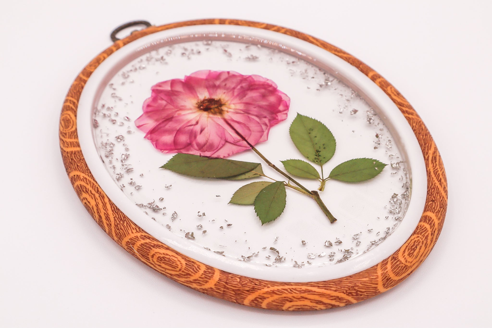 Rose Embroidery Hoop